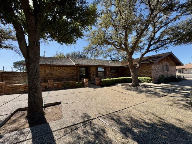 view of ranch-style house