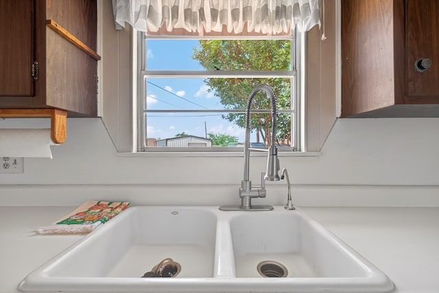 4709 Shadylane Dr, Midland, TX 79703 - kitchen view of a sink and light countertops