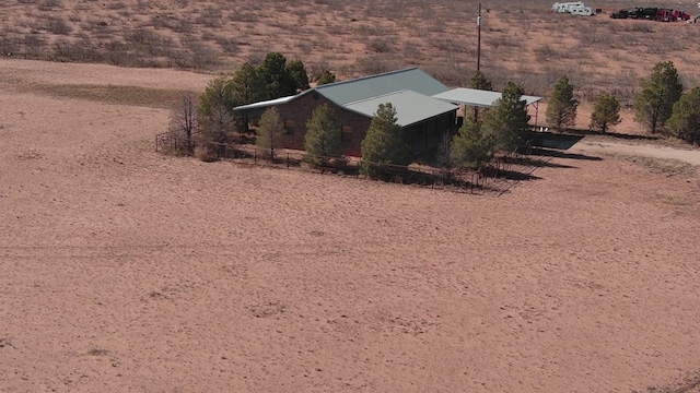 exterior space featuring a rural view