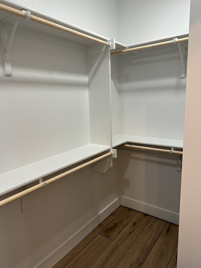 3624 Yorkshire Dr, Odessa, TX 79765 - walk in closet with hardwood / wood-style floors