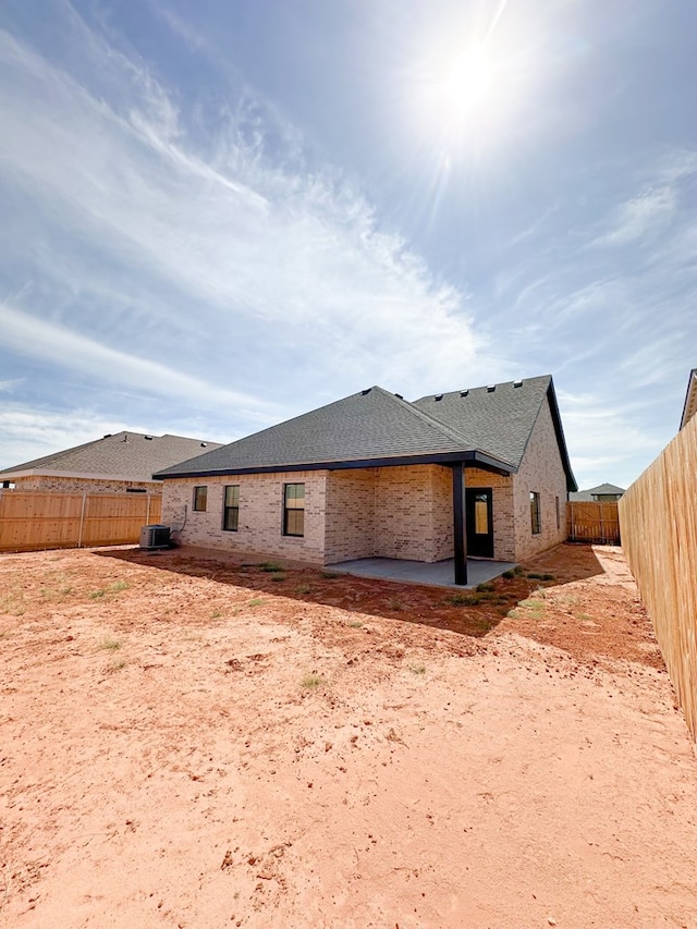 3624 Yorkshire Dr, Odessa, TX 79765 - back of property featuring a patio area and central AC