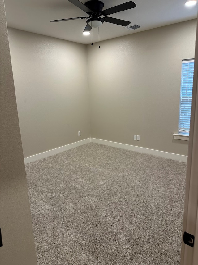 3624 Yorkshire Dr, Odessa, TX 79765 - carpeted spare room featuring ceiling fan