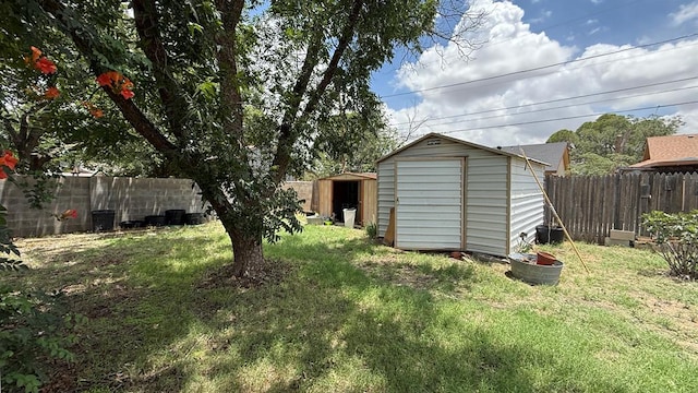 3603 Sinclair Ave, Midland, TX 79707 - fenced backyard with a shed