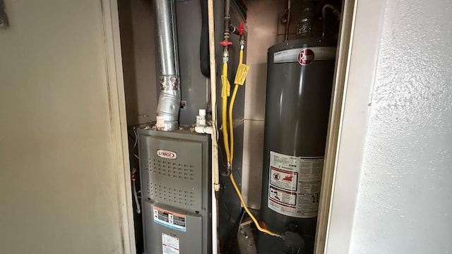 3603 Sinclair Ave, Midland, TX 79707 - utilities with water heater and heating unit