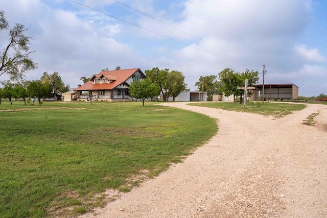 2950 Ranch Road 33, Big Spring, TX 79720 - view of property's community featuring dirt driveway and a lawn