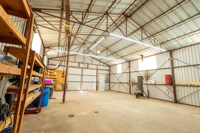 2950 Ranch Road 33, Big Spring, TX 79720 - garage with metal wall
