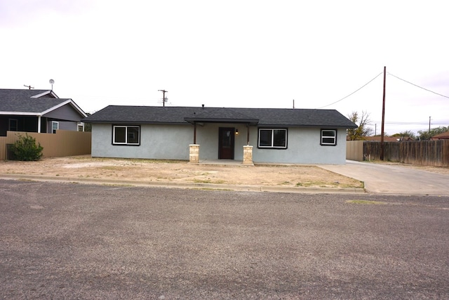 view of ranch-style home