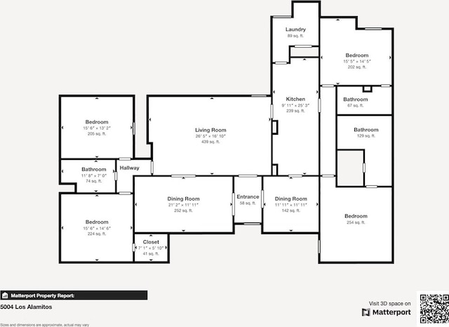 5004 Los Alamitos Dr, Midland, TX 79705 - home floor plan