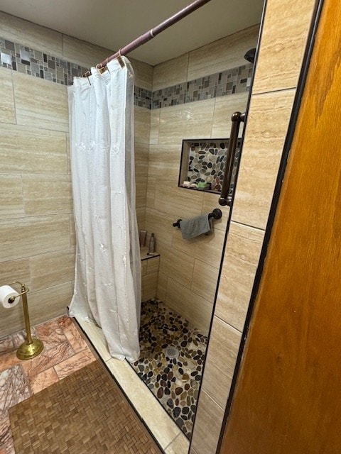 5038 N Sullivan Rd, Fort Stockton, TX 79735 - bathroom with a shower stall