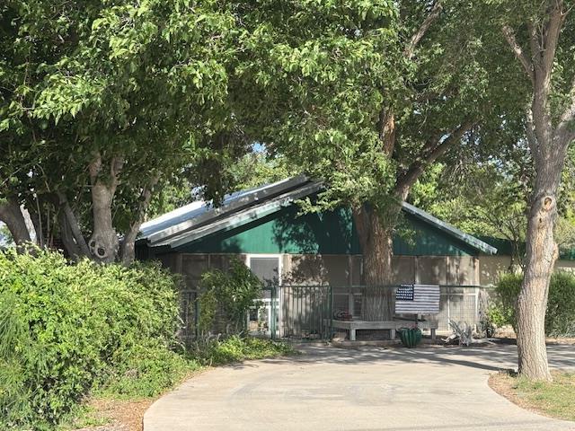 5038 N Sullivan Rd, Fort Stockton, TX 79735 - view of side of property with concrete driveway