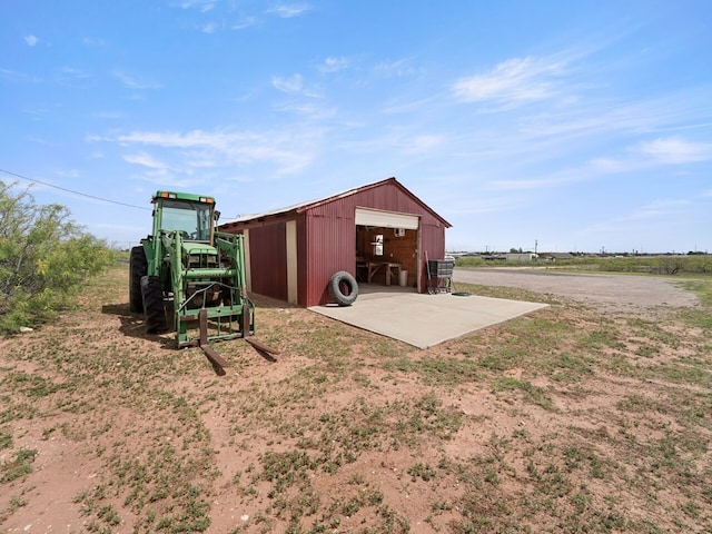 view of outbuilding