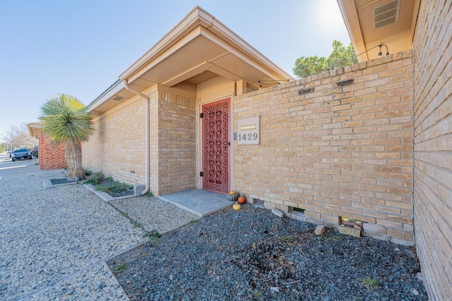 view of entrance to property