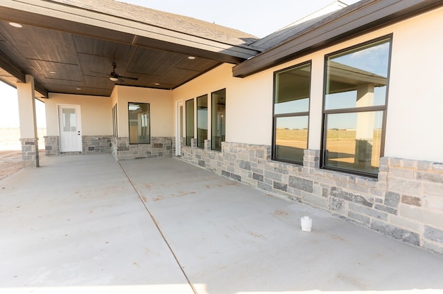 2209 S County Rd 1059, Midland, TX 79706 - view of patio with ceiling fan