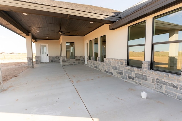 2209 S County Rd 1059, Midland, TX 79706 - view of patio with a ceiling fan