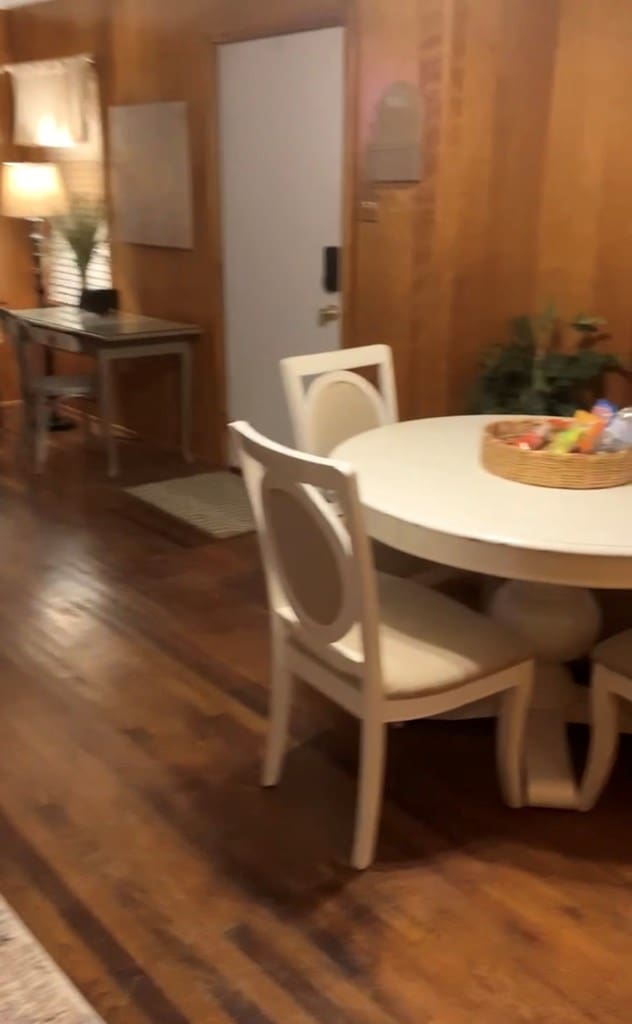 dining room featuring wood finished floors