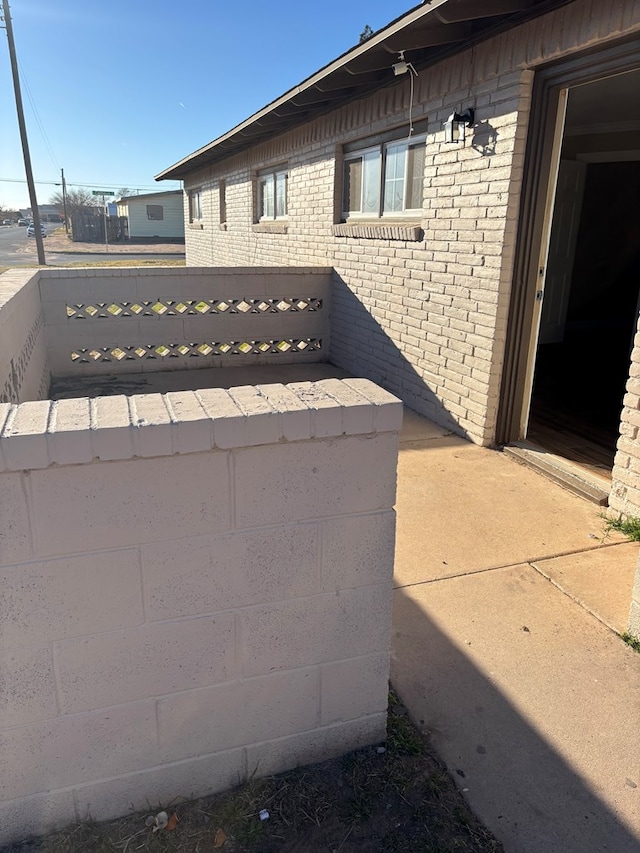 exterior space featuring a trampoline