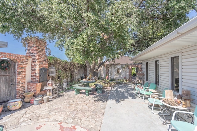 view of patio