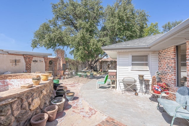 view of patio