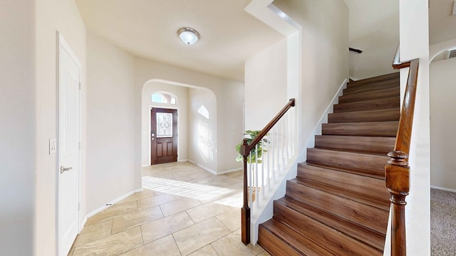 view of entrance foyer