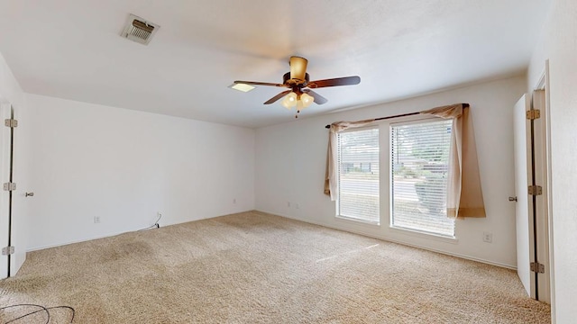 4203 Skyline Dr, Midland, TX 79707 - spare room with carpet floors and a ceiling fan