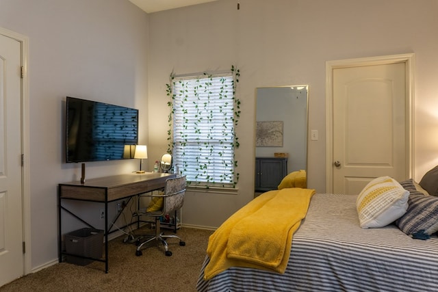 bedroom featuring carpet flooring