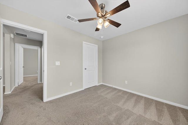 1317 Masquerade Blvd, Odessa, TX 79765 - unfurnished bedroom with light carpet and ceiling fan