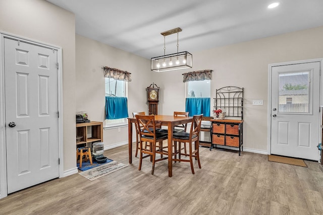 1404 Marijo, Big Spring, TX 79720 - dining area with light wood finished floors and healthy amount of natural light