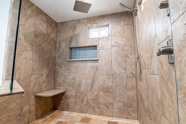 4404 Westminister Dr, Midland, TX 79707 - bathroom featuring tiled shower