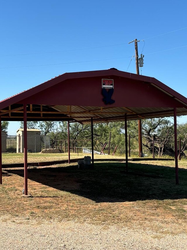 view of vehicle parking