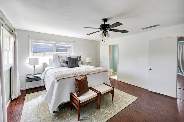 2010 Douglas Ave, Midland, TX 79701 - bedroom featuring wood finished floors and ceiling fan