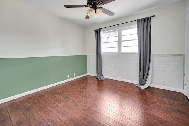 2010 Douglas Ave, Midland, TX 79701 - empty room featuring a ceiling fan and wood-type flooring