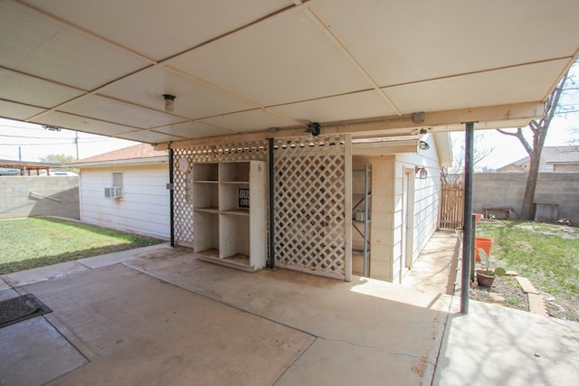 view of patio / terrace featuring cooling unit