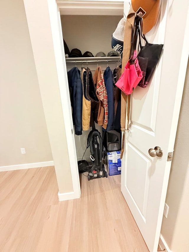 view of closet