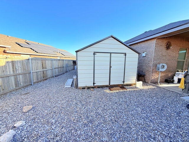 view of outbuilding