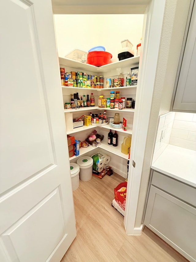 view of pantry