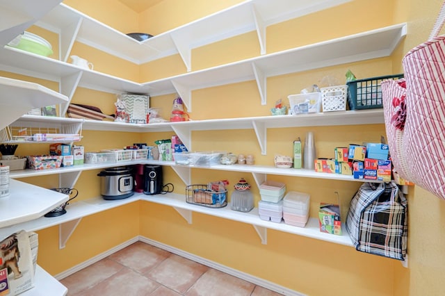view of pantry