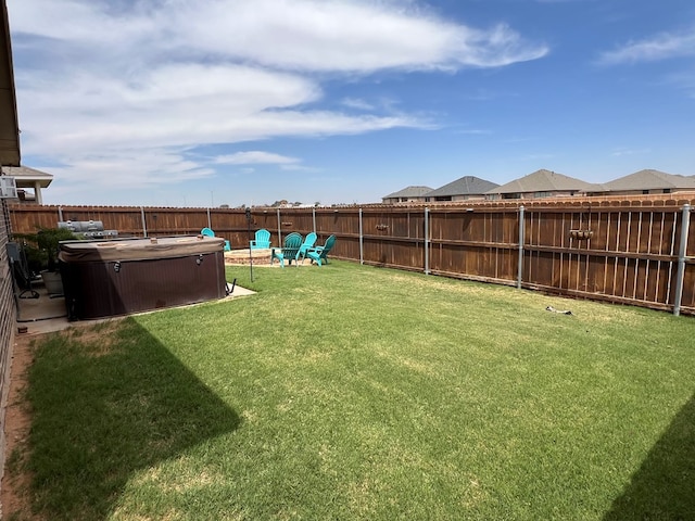 8409 E County Rd 113, Midland, TX 79706 - view of yard with a hot tub