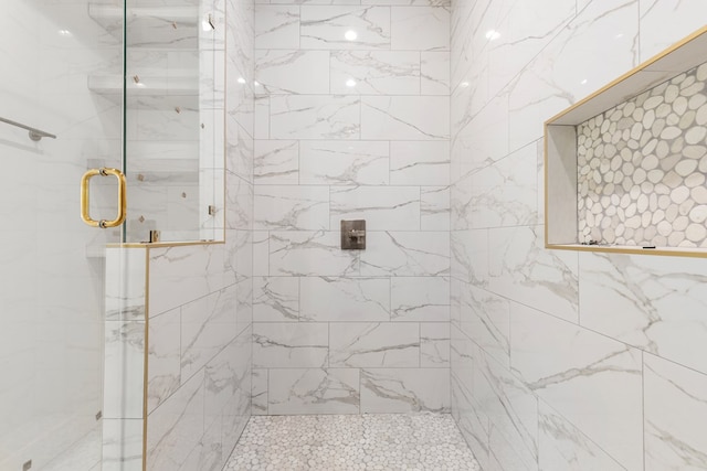 2607 Hoya Dr, Midland, TX 79707 - full bathroom featuring a marble finish shower