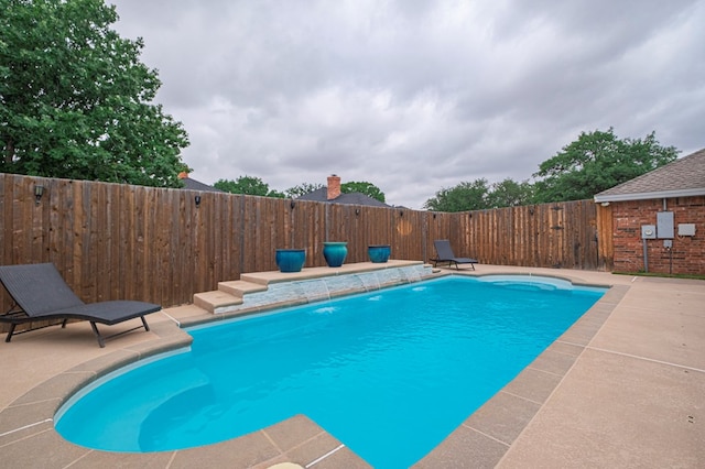 7005 Ridgeboro Ct, Midland, TX 79707 - view of pool with a patio and a fenced backyard