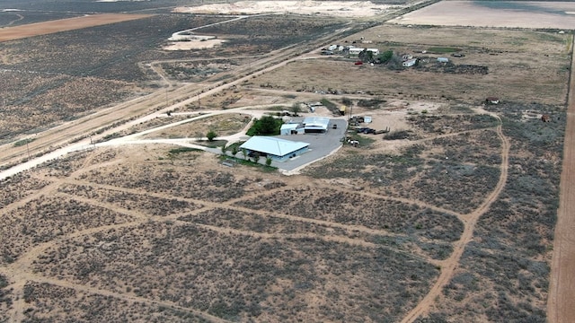 aerial view with a rural view