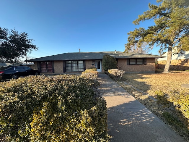 view of ranch-style house