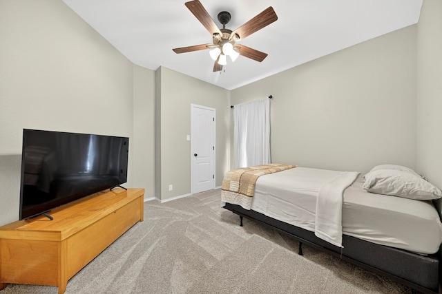 5703 Devlin Pl, Midland, TX 79707 - bedroom featuring carpet flooring and a ceiling fan