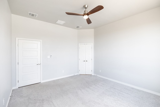 5312 Kilyn Ct, Midland, TX 79703 - spare room with a ceiling fan, carpet flooring, and baseboards