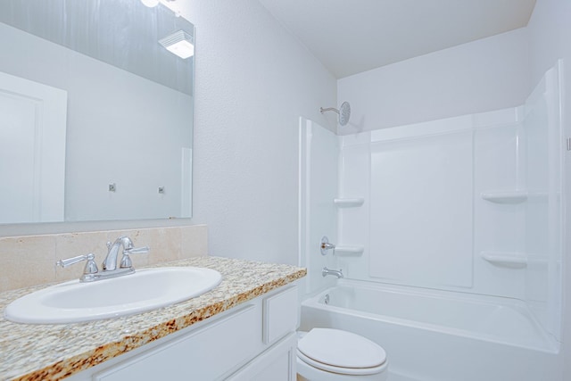307 Pioneer Cir, Midland, TX 79705 - bathroom with vanity, shower / bathtub combination, and backsplash