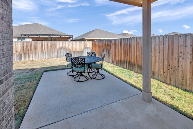 view of patio