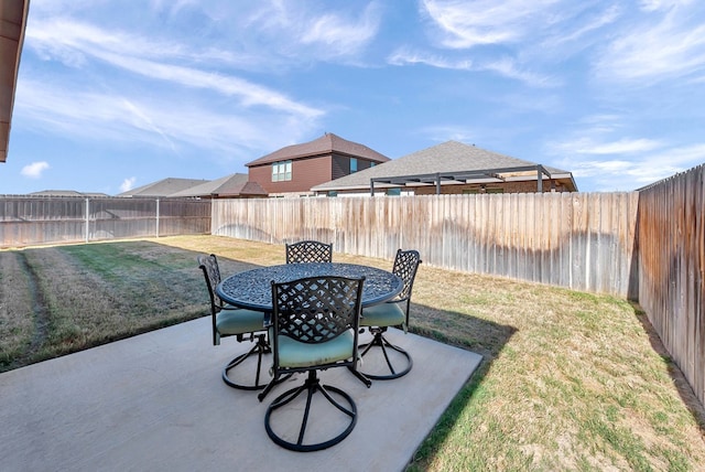 view of patio