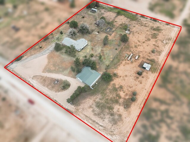 4715 N County Rd 1125, Midland, TX 79705 - aerial view of property's location featuring property boundaries highlighted