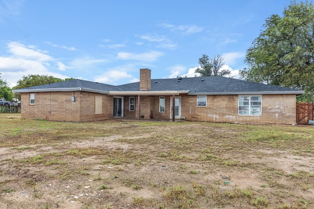 view of rear view of house