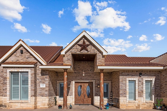 view of front of home