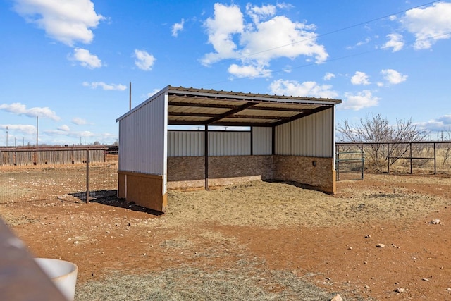 view of outdoor structure